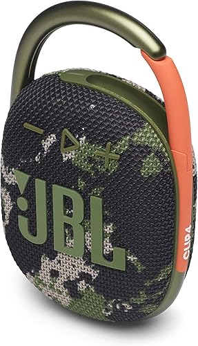 Miniatura 2 de JBL Altavoz Bluetooth portátil Clip 4, impermeable y resistente al polvo IP67, mini altavoz Bluetooth para viajes, exteriores y hogar, (cuadrado),