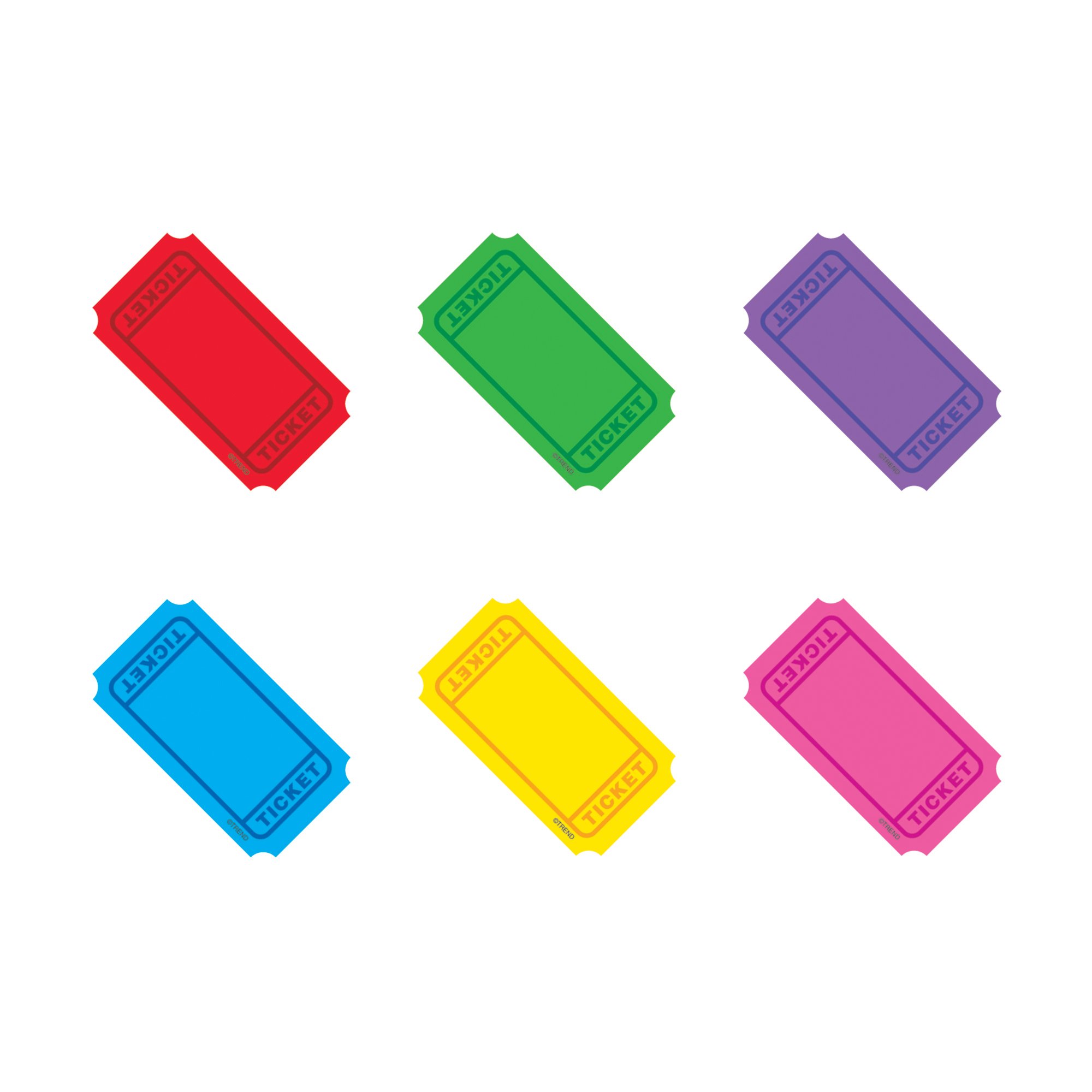 Trend EnterprisesInc. Winning Tickets Mini Accents Variety Pack, 72 ct