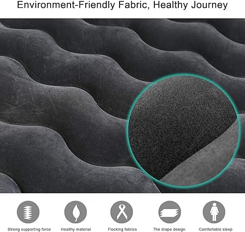 Miniatura 6 de FBSPORT Inflatable Air Mattress, 184cm x 85cm x 15cm, Great for Camping, Travel, Adventures