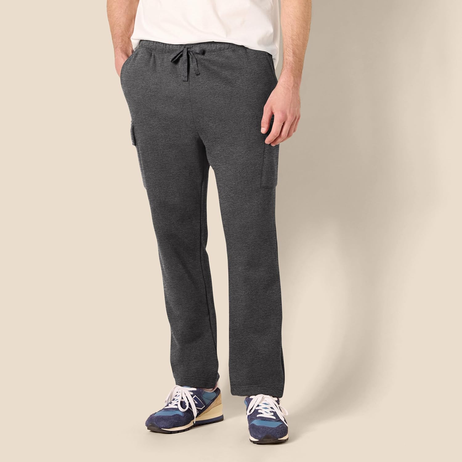 Amazon Essentials mens Cargo Fleece Sweatpant with Open Hem - Image 6