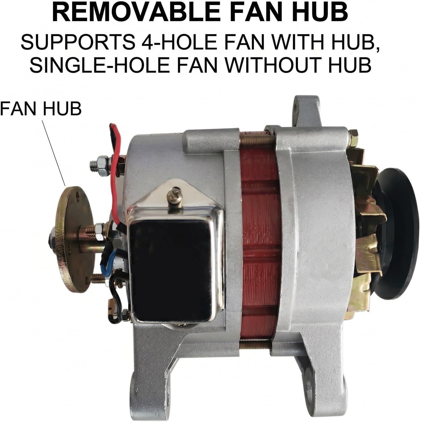 1500W Silicon Rectifier DC Generator, 12V 24V Compatible, Tractors and Agricultural Machinery (1500W-12V Single-Head)