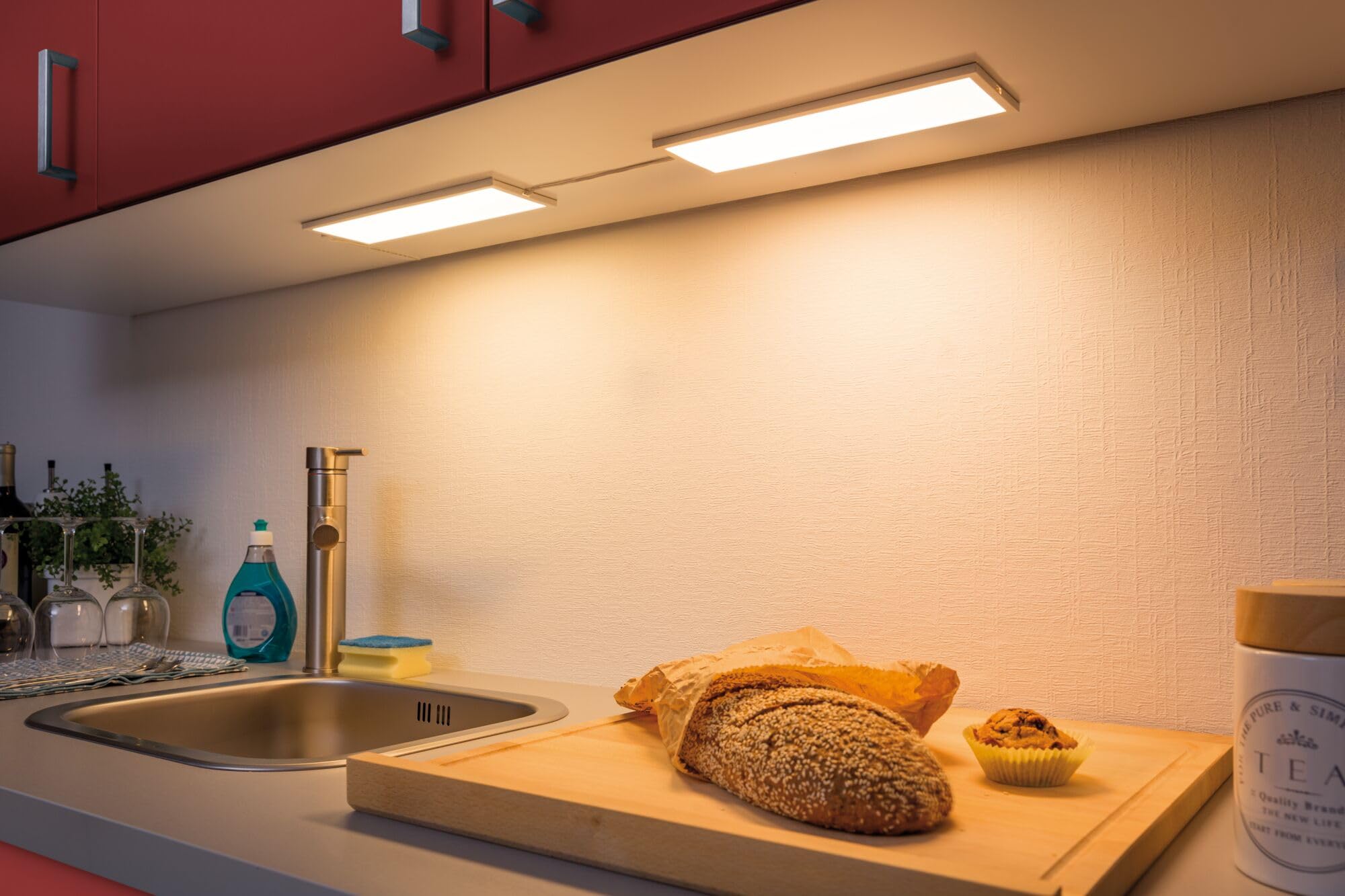 Paulmann Function Ace LED-Panel Basic Set 10x30cm 7,5W 230/24V 24VA Weiß Sat Met/Kunststoff