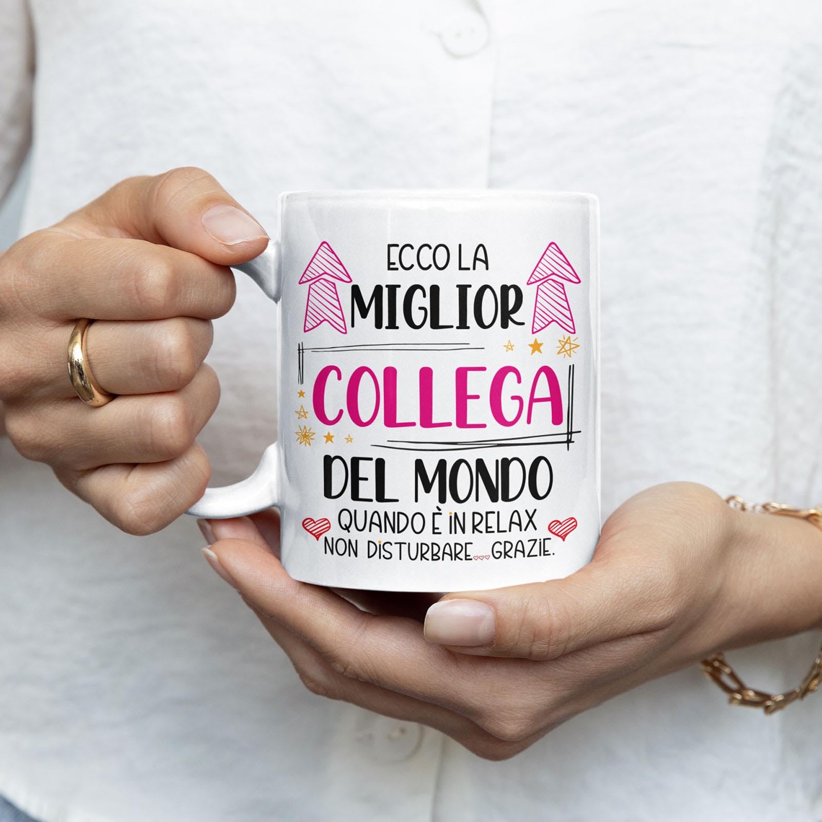 Tazza Umoristica Per Addio Colleghi – "Buona Fortuna A Trovare Colleghi Migliori" – 11oz
