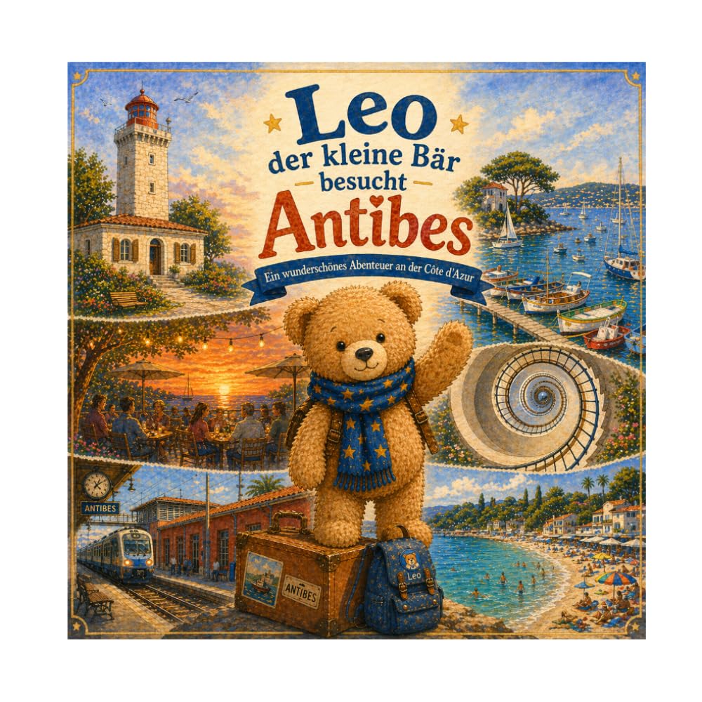 Leo der kleine Bär besucht Antibes: N°6 - Ein wunderschönes Abenteuer an der Côte d’Azur (Leo der kleine Bär besucht Frankreich)
