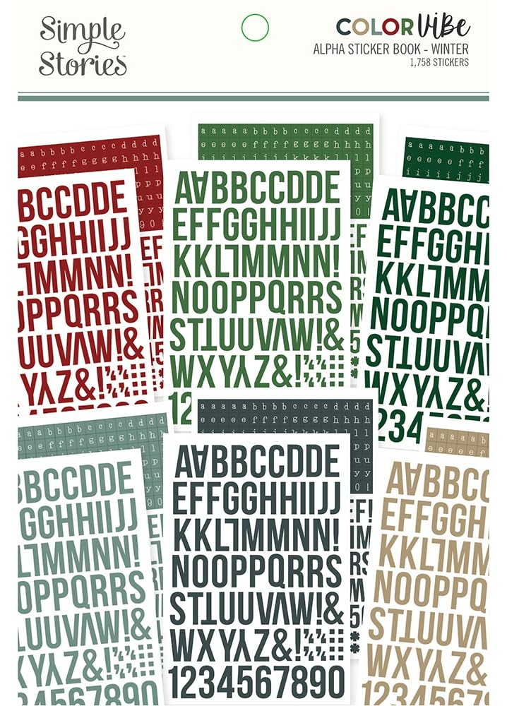 Sticker book Color Vibe Winter pour vos albums de souvenirs