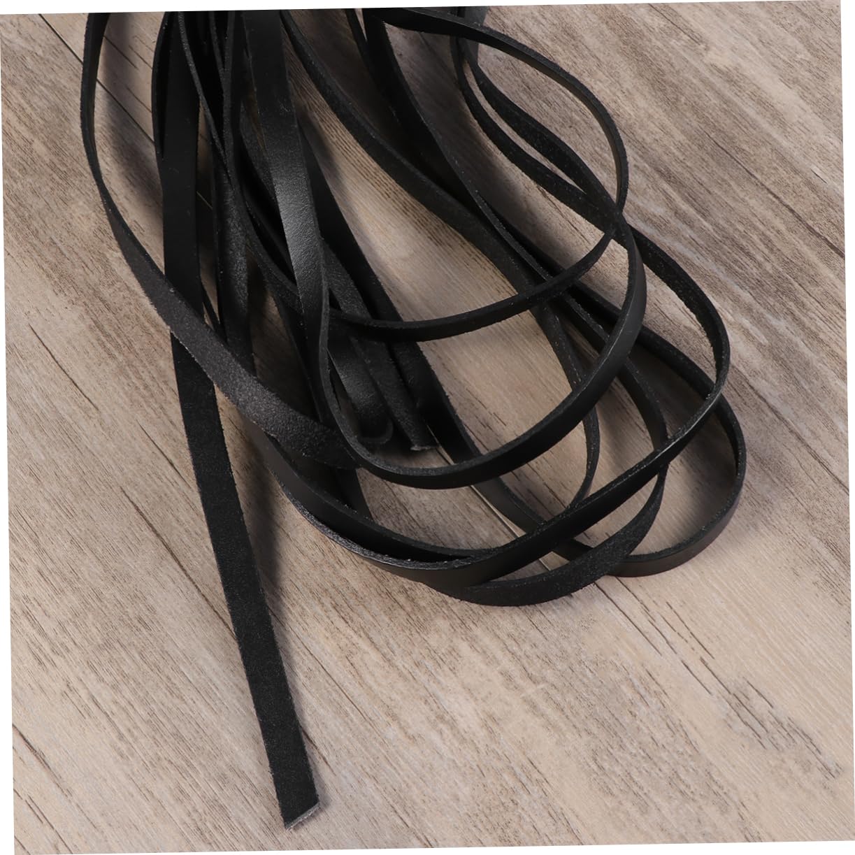 NUOBESTY 10m Genuine Flat Leather Cords Cowhide Ropes 2mm Thick for DIY Bracelet Necklace Beading Jewelry Making