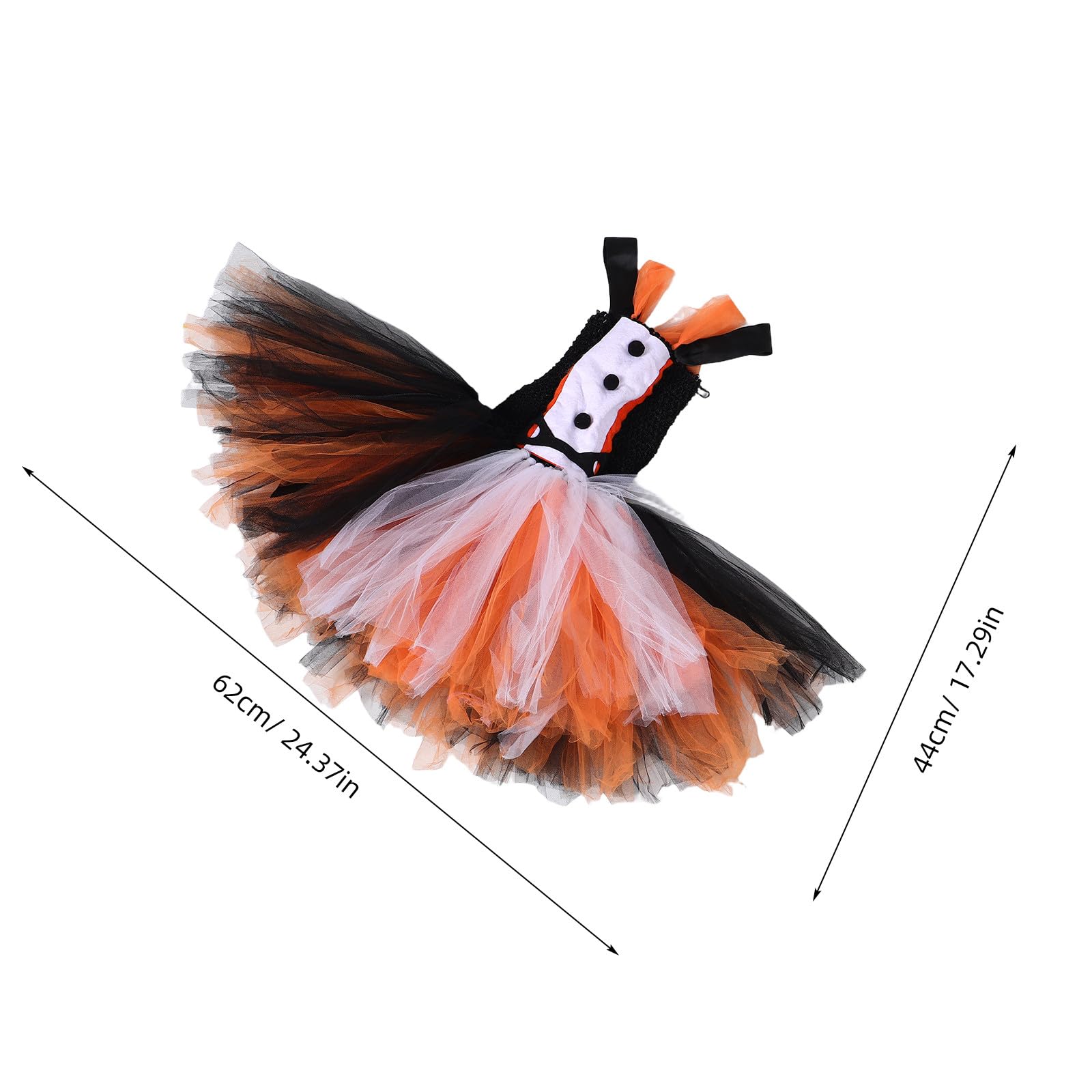 Healvian 1 zestaw kostiumu pingwina cosplay: Halloweenowa sukienka tutu z pingwinem, opaska na głowę, muszka, przebranie zwierząt, strój na Halloween, Boże Narodzenie, urodziny, artykuły na imprezę