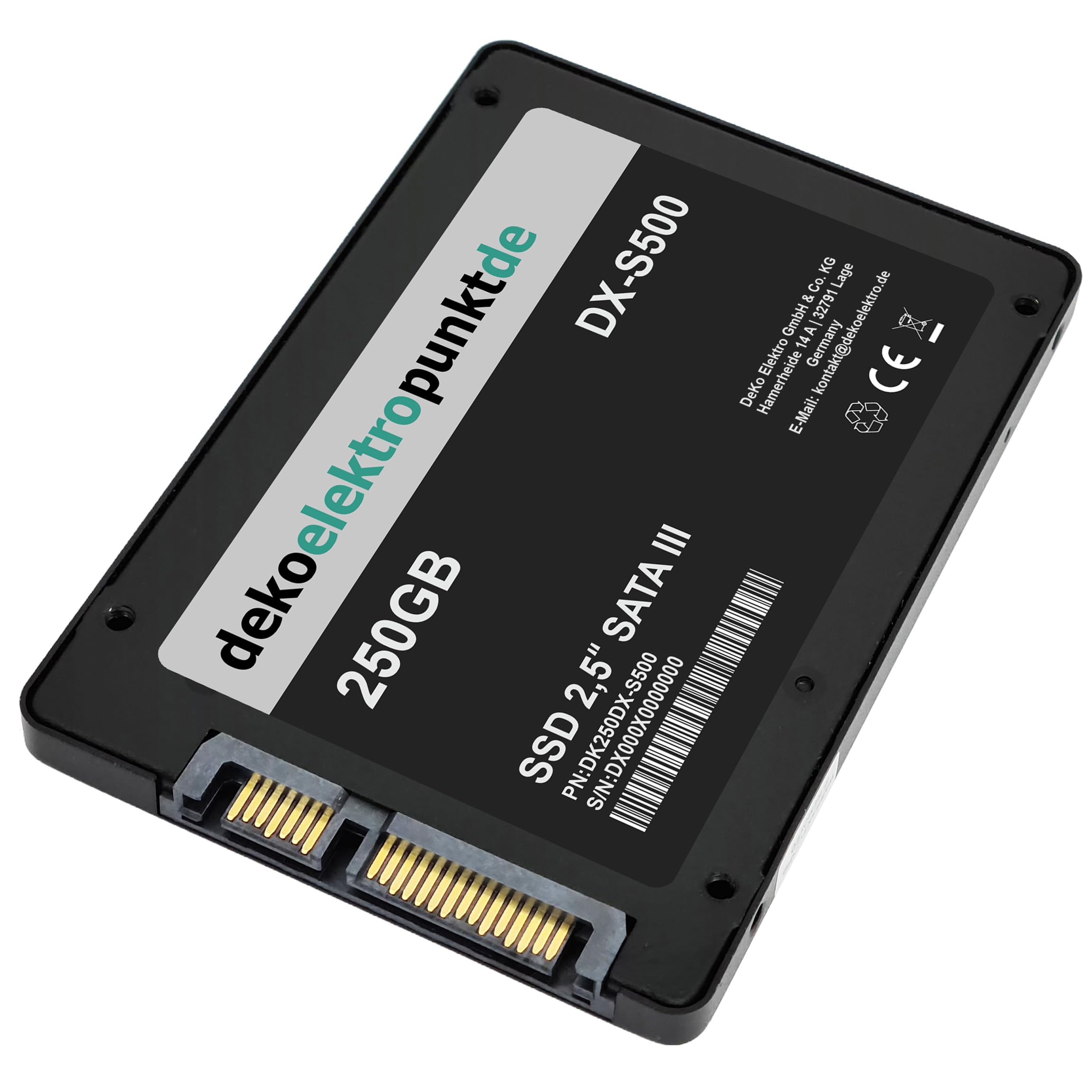 dekoelektropunktde Disco rigido SSD da 250GB adatto per Toshiba