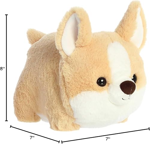 Miniatura 5 de Aurora Adorable Spudsters Colby Corgi - Animal de peluche - Abrazos reconfortantes - Compañeros juguetones - Marrón 10 pulgadas