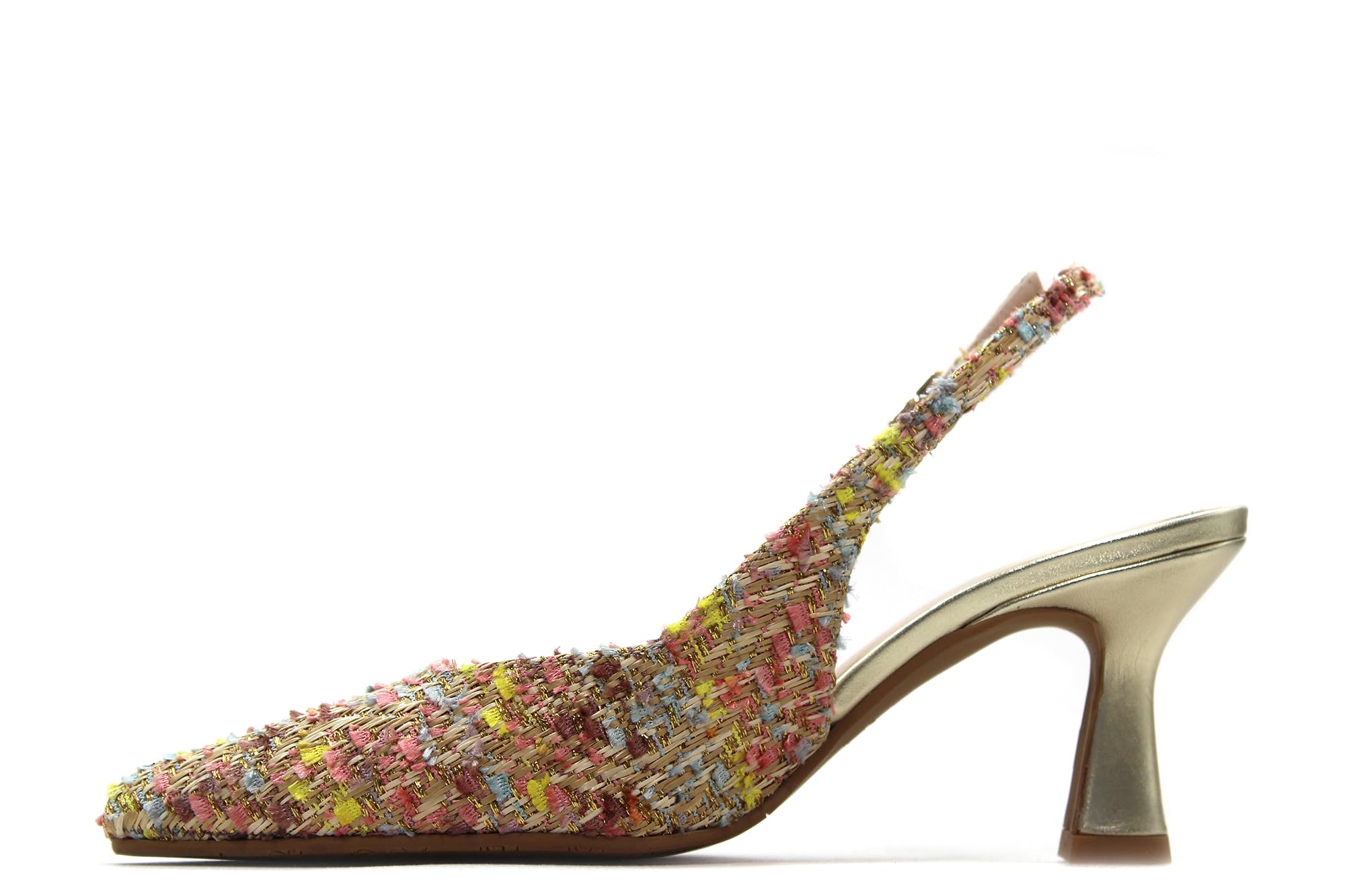 LODI - Zapato de salón Destalonado con Puntera Fina,tacón,Tela,Suela de Goma, para: Mujer