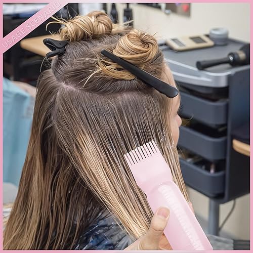 Miniatura 5 de BLAAROOM Botella aplicadora de peine de raíz de 6 onzas, paquete de 2 botellas aplicadoras de aceite para el cabello, herramientas aplicadoras de