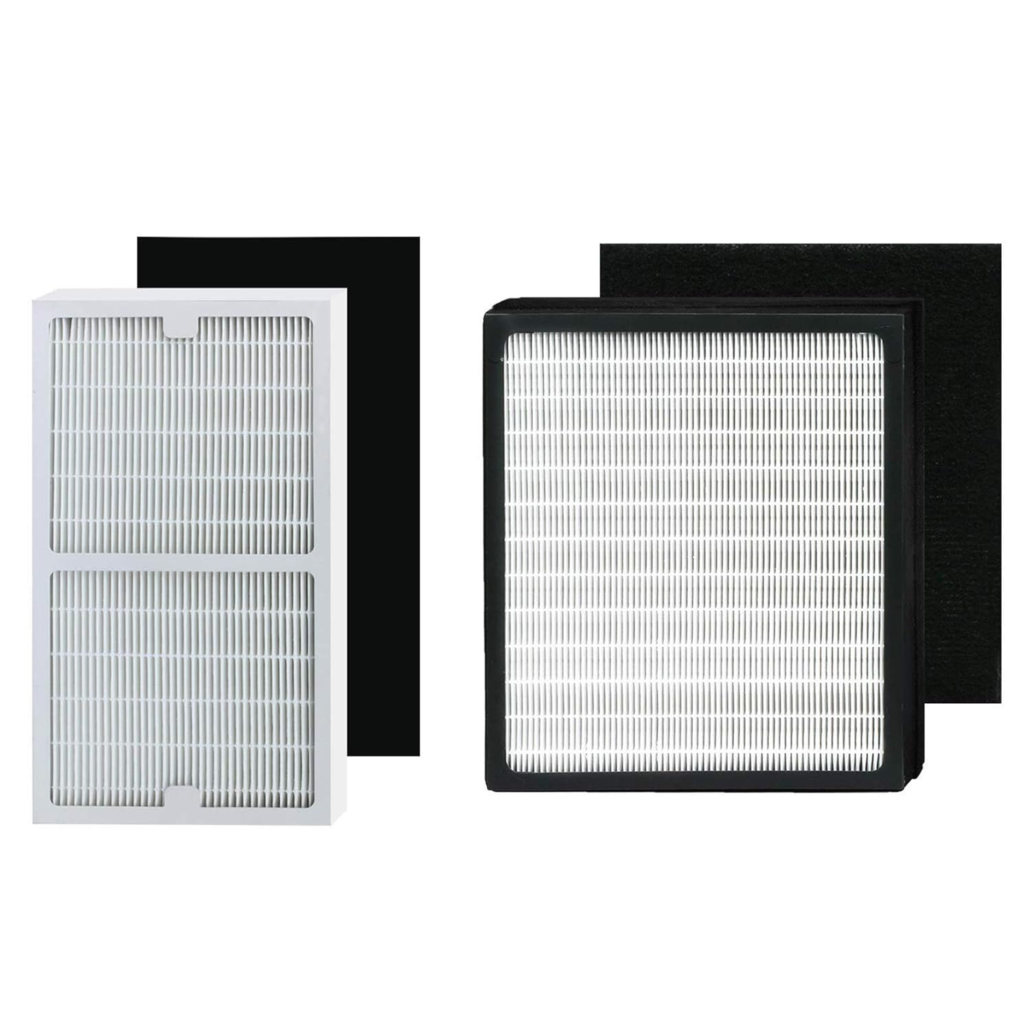 idylis Hepa Filters C and D (with Carbon Filters), Compatible with idylis air Purifier Models