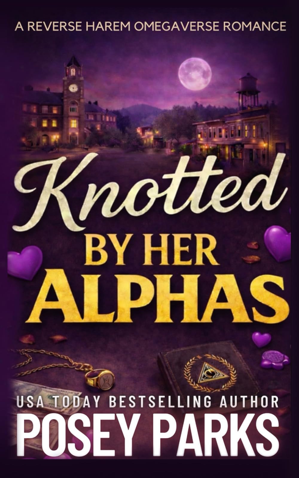 Knotted By Her Alphas: A Reverse Harem Omegaverse Romance