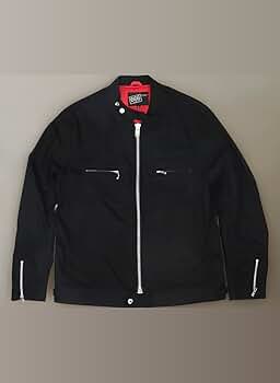 666 コットン バイカー マンダリンカラー ライダースジャケット ブラック Amazon | [666] ORIGINAL SOJ0042 コットン バイカー マンダリン