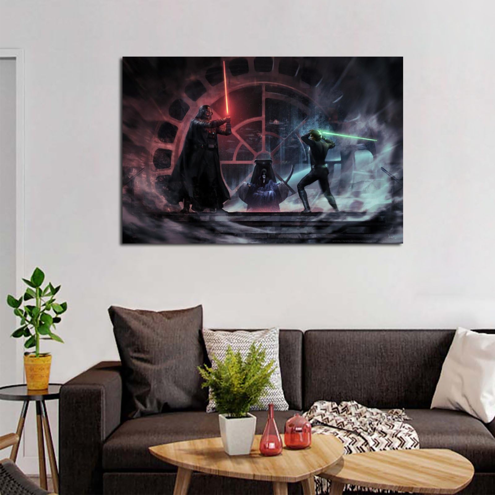 Cuadros Cáara Lot De 3 Posters Uraux Décoratifs Pour Salon Oderne