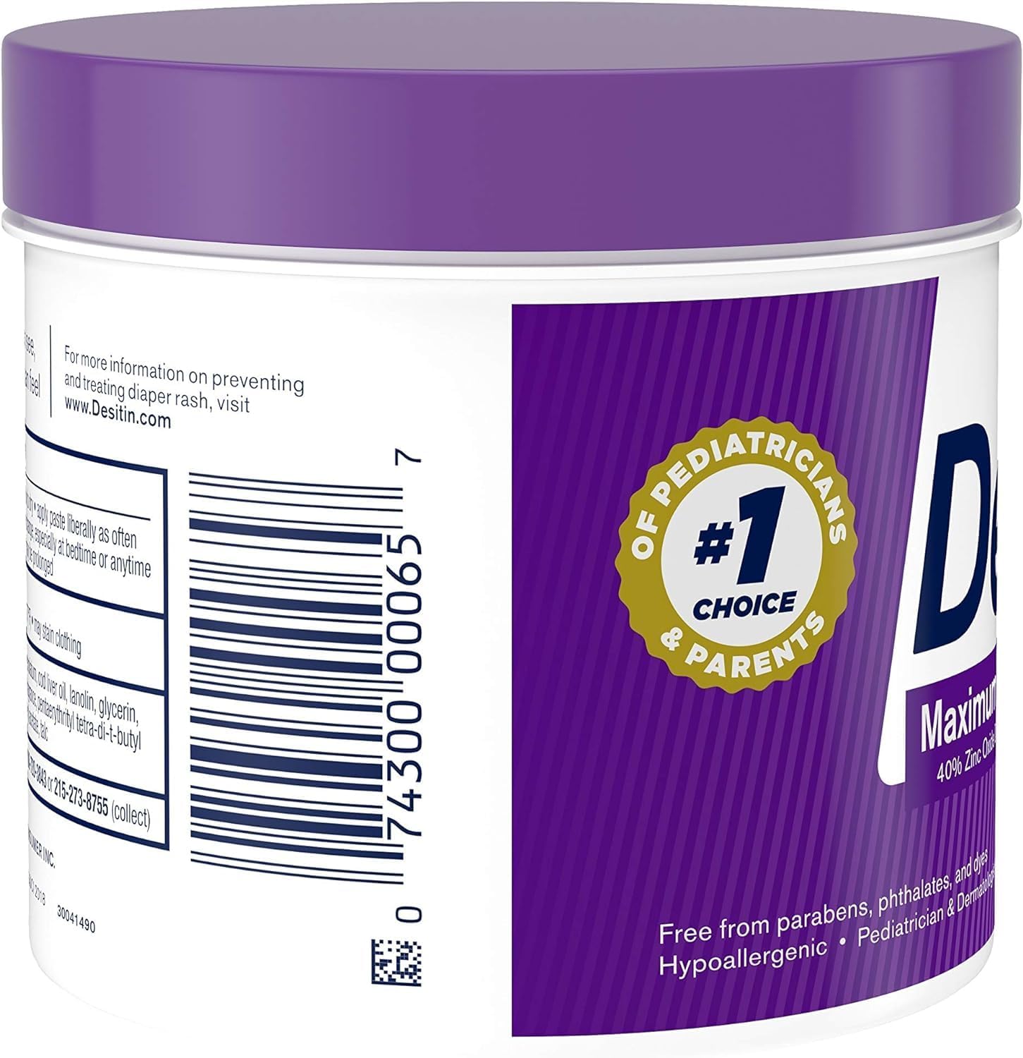 Desitin Maximum Strength Original Paste, 16 Ounce (Pack of 2)