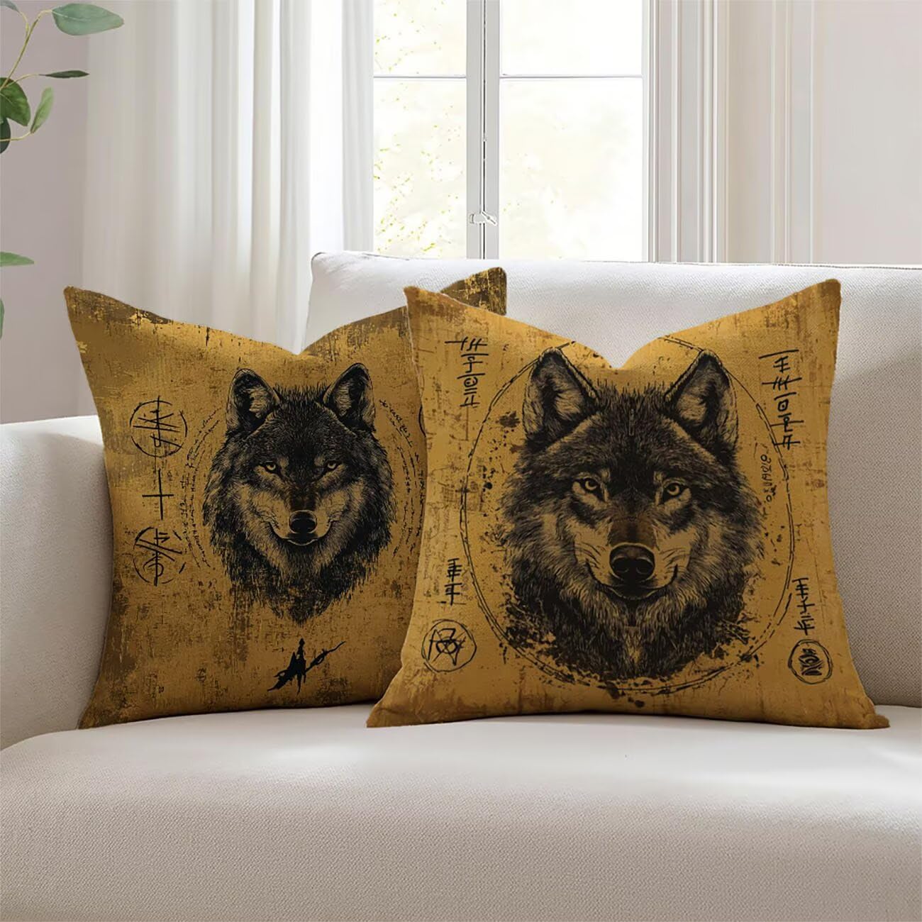 Housse de coussin imperméable Lejnlnng anti-tache pour salon de jardin