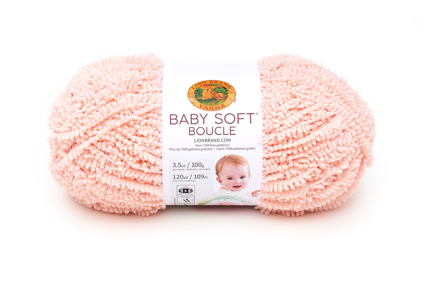 Lion Brand Yarn Baby Soft Boucle Yarn Peach Desertcart Senegal