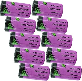 (10Pcs) TL-5930 Size D Battery for Tadiran TL-5930/S Lithium Battery 3.6v 19000mah Replacement for LS33600 LSH20