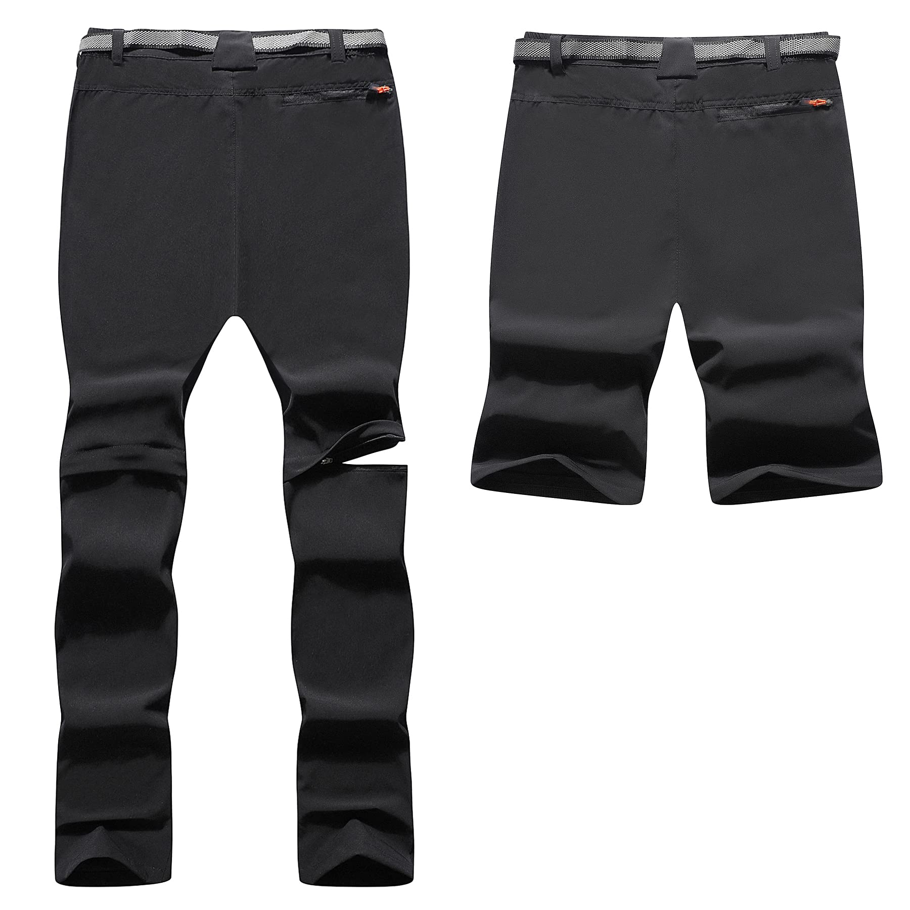 BenBoy Pantalones Trekking Trabajo Impermeables Convertible Hombre Pantalones Cortos Montaña Escalada Senderismo Secado Transpirable Rápido Ligero Pantalon Aire Libre