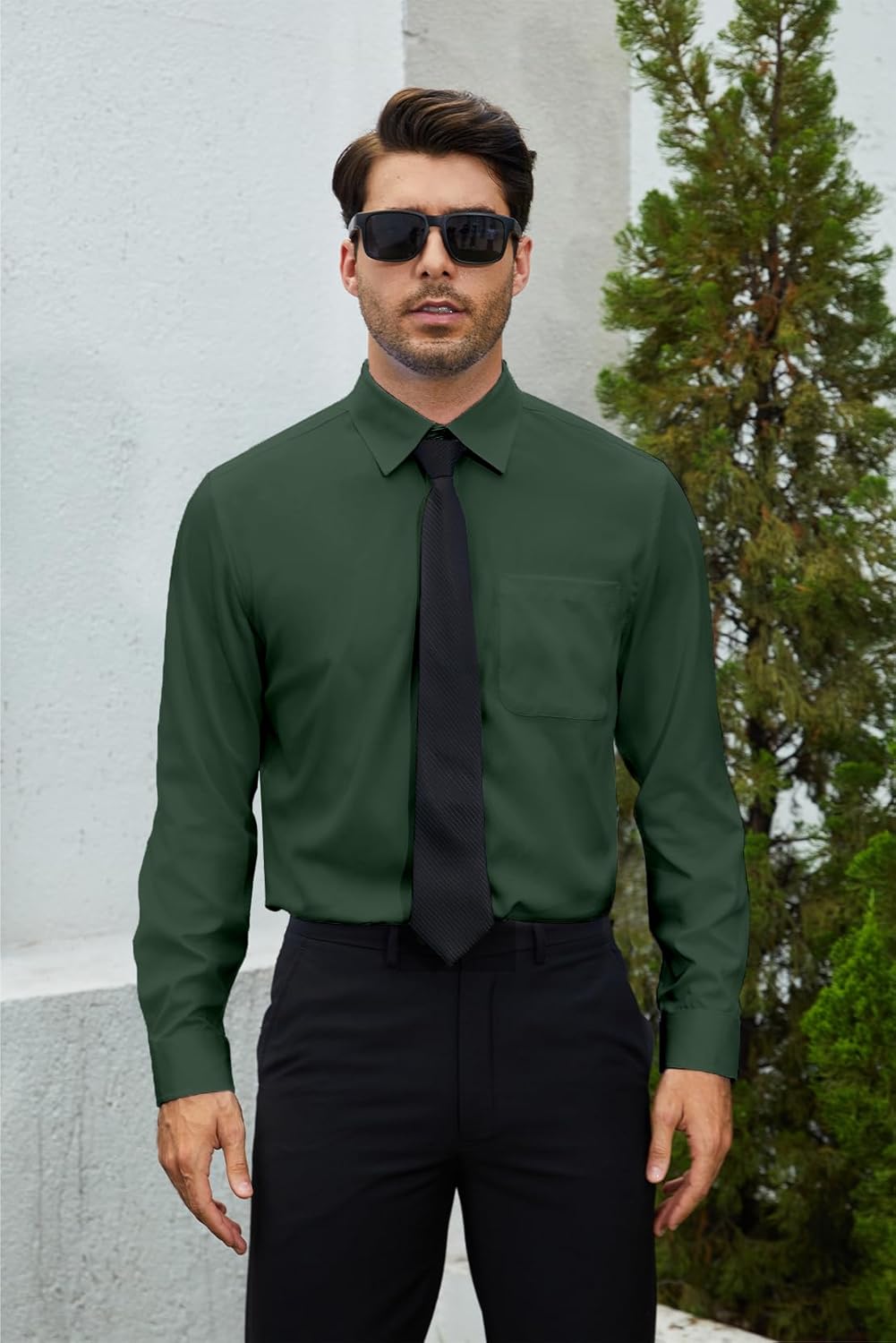 ONKEEP Camisas sociais masculinas de manga comprida com botões, cor lisa, casual, negócios, modelagem regular com bolso em promoção! Veja a oferta e mais achadinhos de Camisas 9 Hoje é o melhor dia para comprar ONKEEP Camisas sociais masculinas de manga comprida com botões, cor lisa, casual, negócios, modelagem regular com bolso com aquele preço maroto! Promoção! Aproveite a oferta! 9