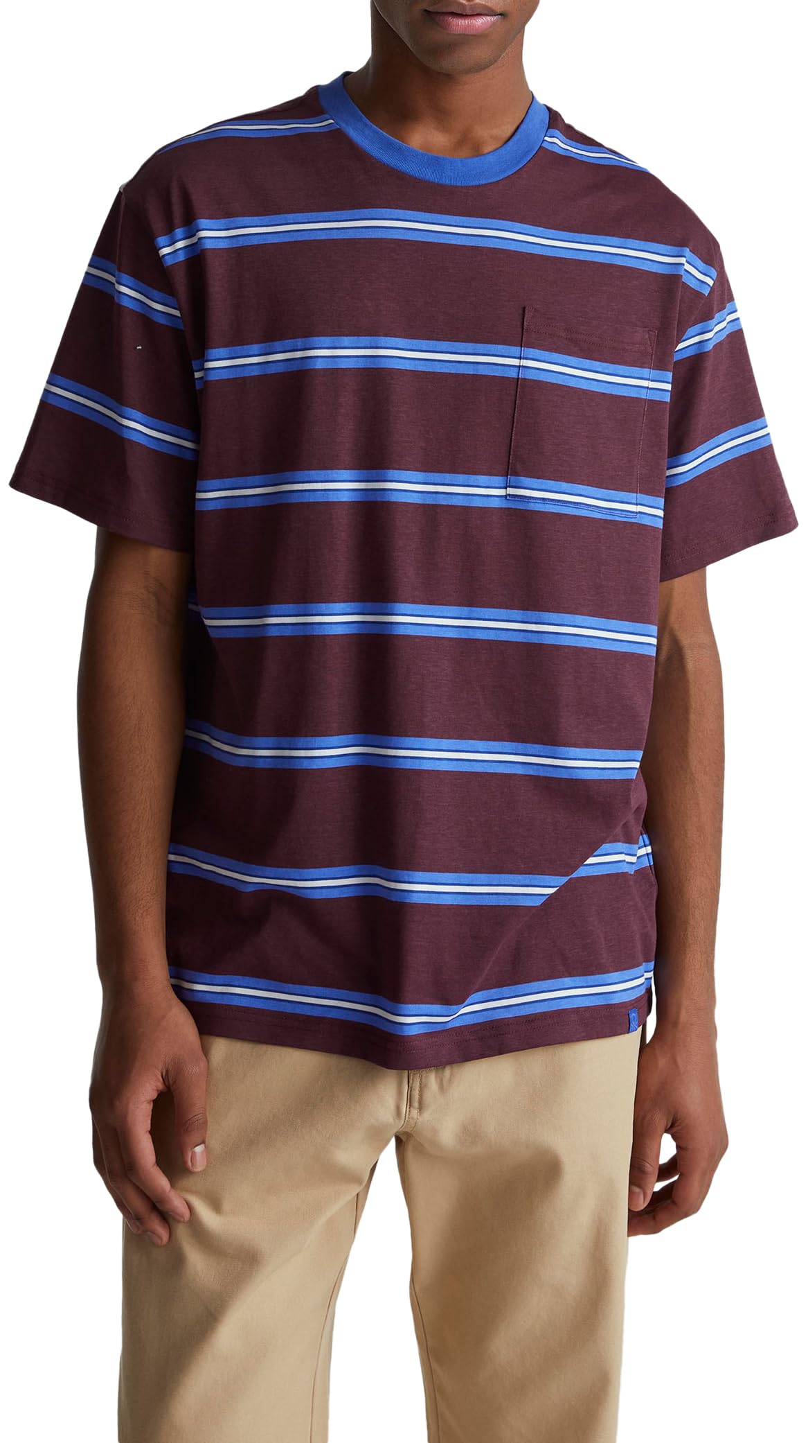 United Colors of Benetton Men's T-Shirt, Purple, XL