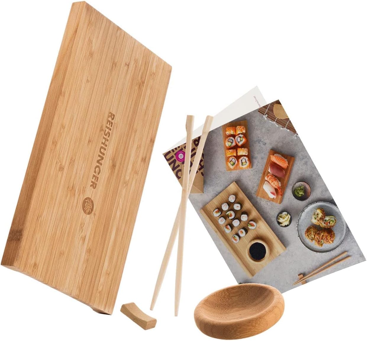 Rice Hunger Sushi Serving Set Perfect for Home or as Gift, Set für 2 Personen
