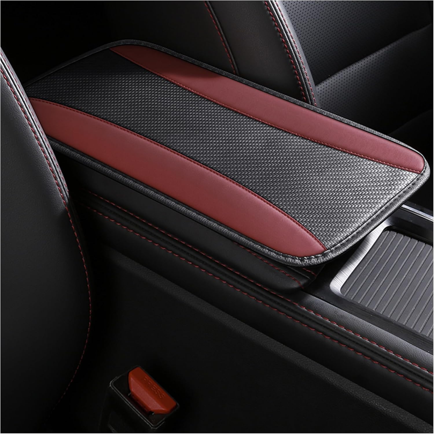 IHOTDER Stylish Car Center Console Cover,PU Leather Car