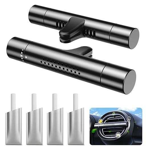 Car Air Fresheners,Car Perfume Diffuser Vent Clips with Essential Oil Sticks for Women Men Automotive Fragrance Decoration Accessories