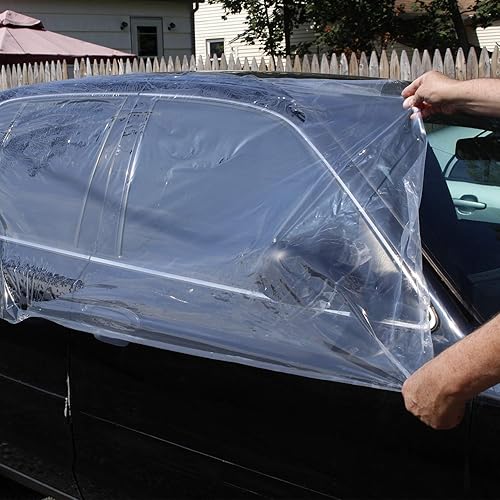 ArmorDillo Fuerte! Protección UVI de alta adherencia para 60 días, 3 capas, 36 x 200 pies, envoltura de choque, envoltura de choque de remolque de