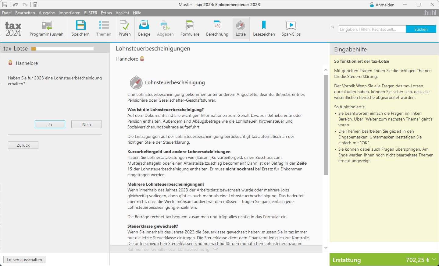 Tax 2024 (für Steuerjahr 2023) [PC Aktivierungscode per Email]