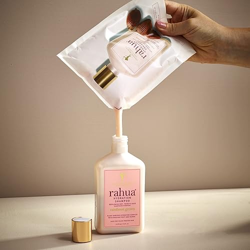 Miniatura 2 de Rahua Recambio de champú hidratante de 9.5 onzas líquidas, fórmula hidratante y nutritiva con ingredientes naturales para control del encrespamiento