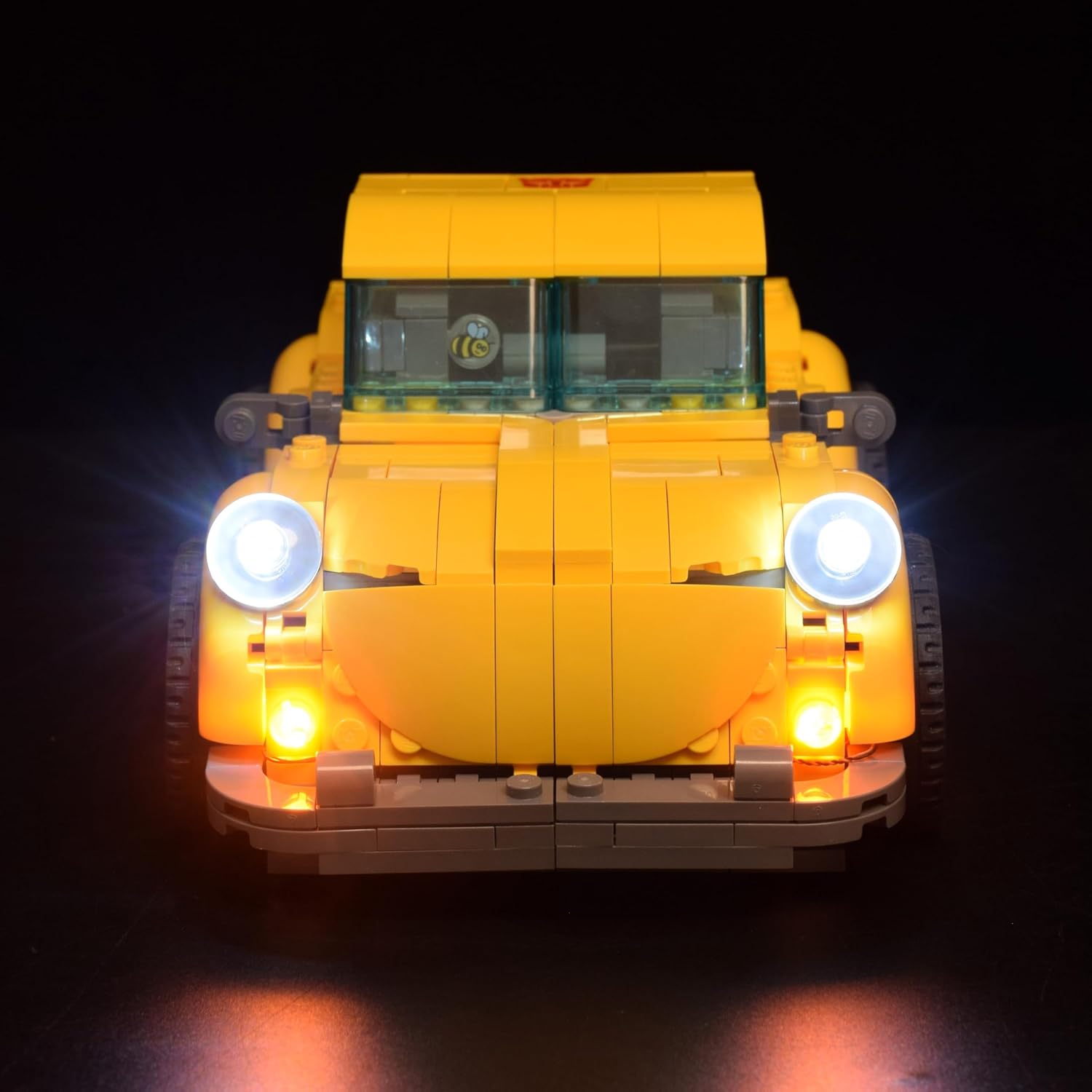 LightGo LED Lighting Kit Designed for Lego Transformers 10338 Bumblebee Light up Set - Not Include Model (Remote Version)