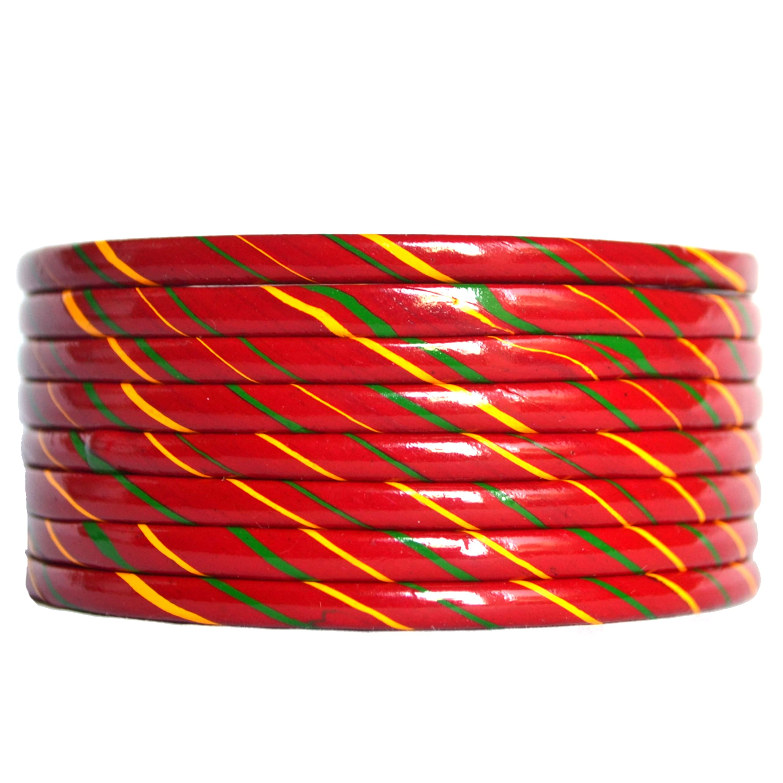 Kanganas FashionKANGANAS Lac Bangles for women Beautiful Traditional Rajasthani Red Teez LAHARIYA Chuda 147