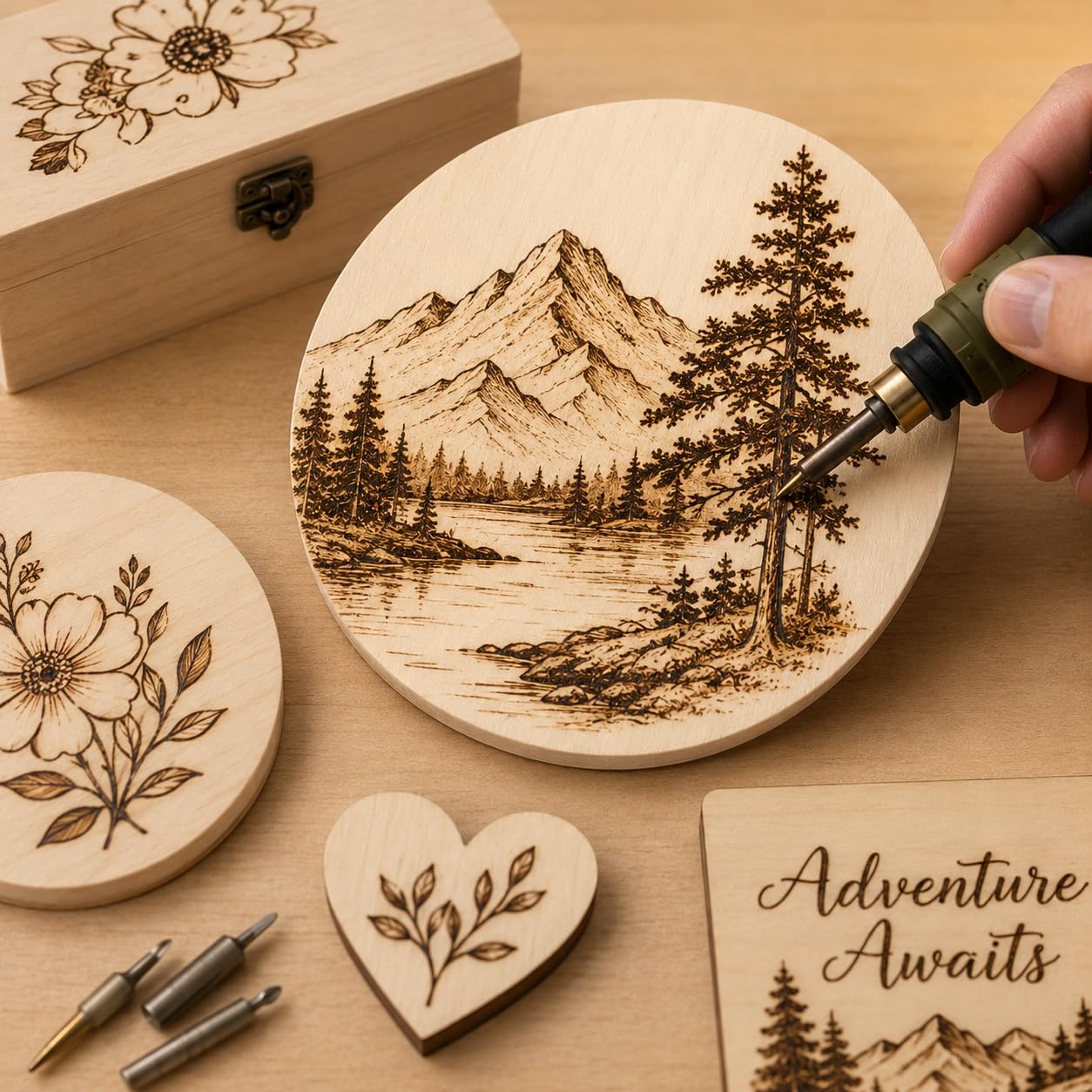 15 Tableros A3 Madera de Tilo contrachapada | 3mm grosor | 42x29,7cm