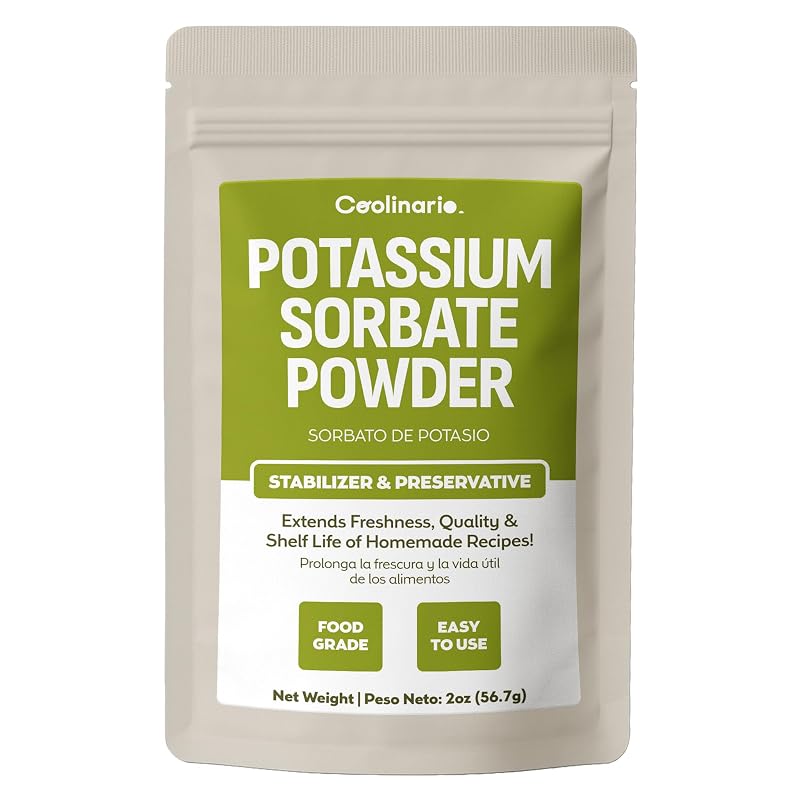 Coolinario Conservante alimentício de sorbato de potássio em pó 56,7 g