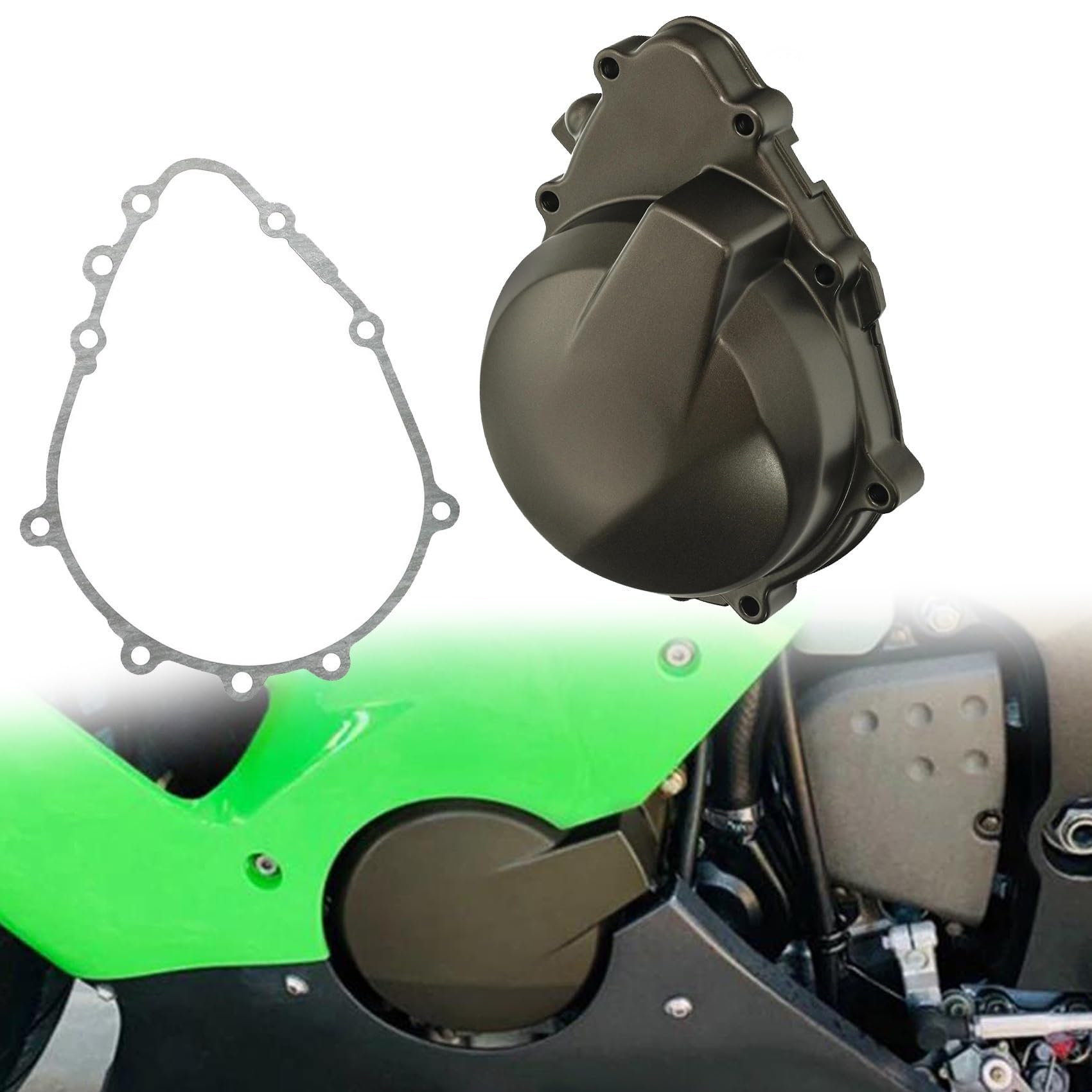 Couvercle de stator de moteur gauche ZX6R 2006 carter moto