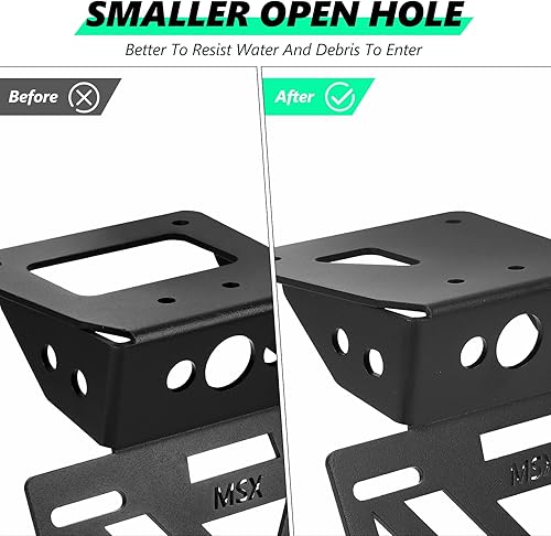 Miniatura 6 de 2025 Grom Fender Eliminator 2026 Grom Tail Tidy 2024 Grom Soporte de montaje para placa de matrícula compatible con OEM y señales de giro del