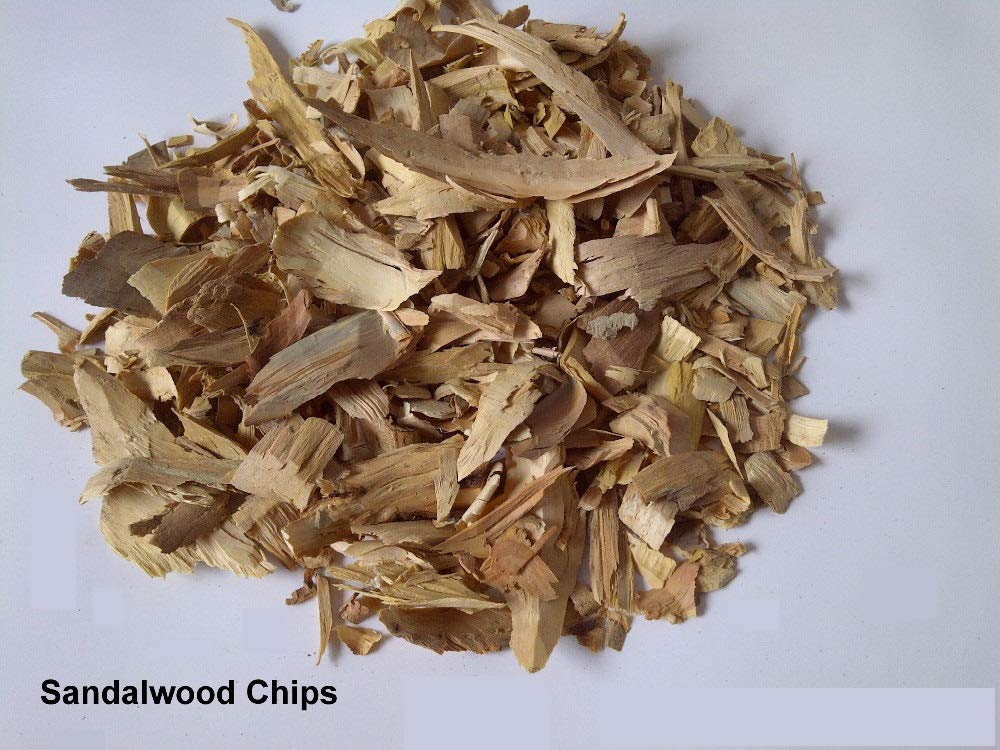 RDK Natural Sandalwood Chips Scraps Chandan Lakdi Flakes Chilka Pooja Hawan Samagri for Healing Meditation, Protection Incense, Spiritual Supplies and Skincare - 100 Gram 4