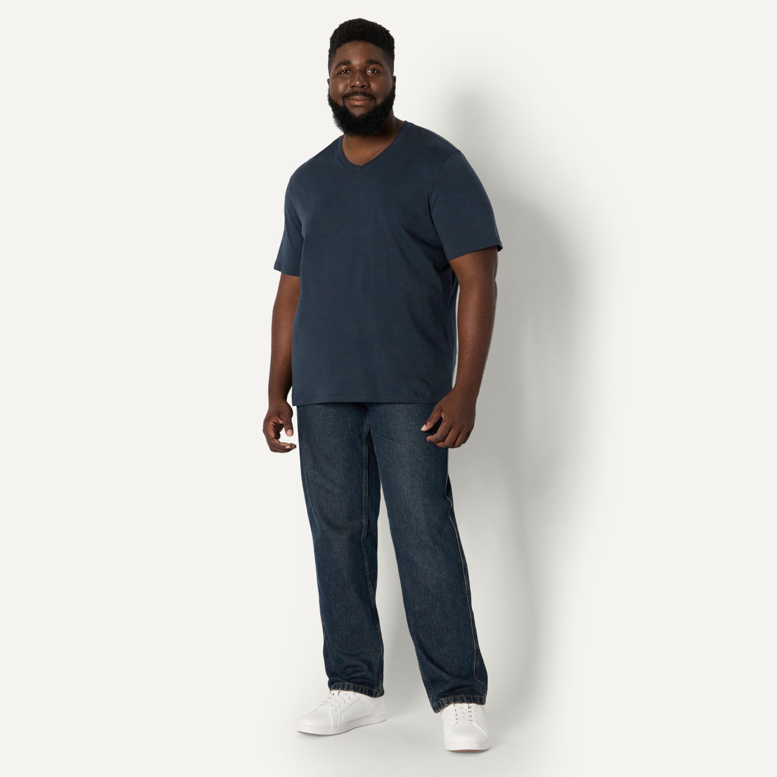 Amazon Essentials T-Shirt Ras-du-Cou à Manches Courtes, Coupe Standard Homme, Lot de 6