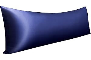 NTBAY Silk-Like Satin Body Pillow Case for Hair and Skin Preservation