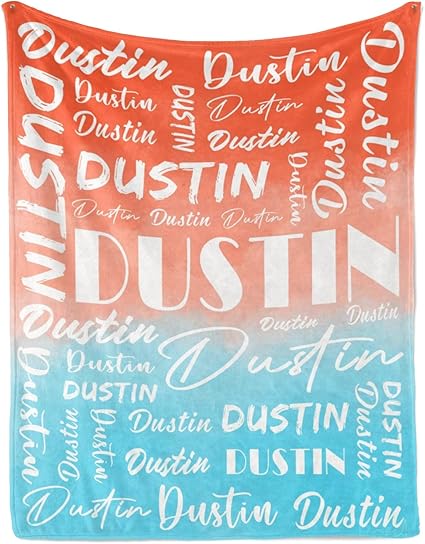 Name Blanket Personalized Name Blanket Customized Blanket with Name Text for Adult Kid Birthday Christmas Mothers Fathers Valentines Day Gift