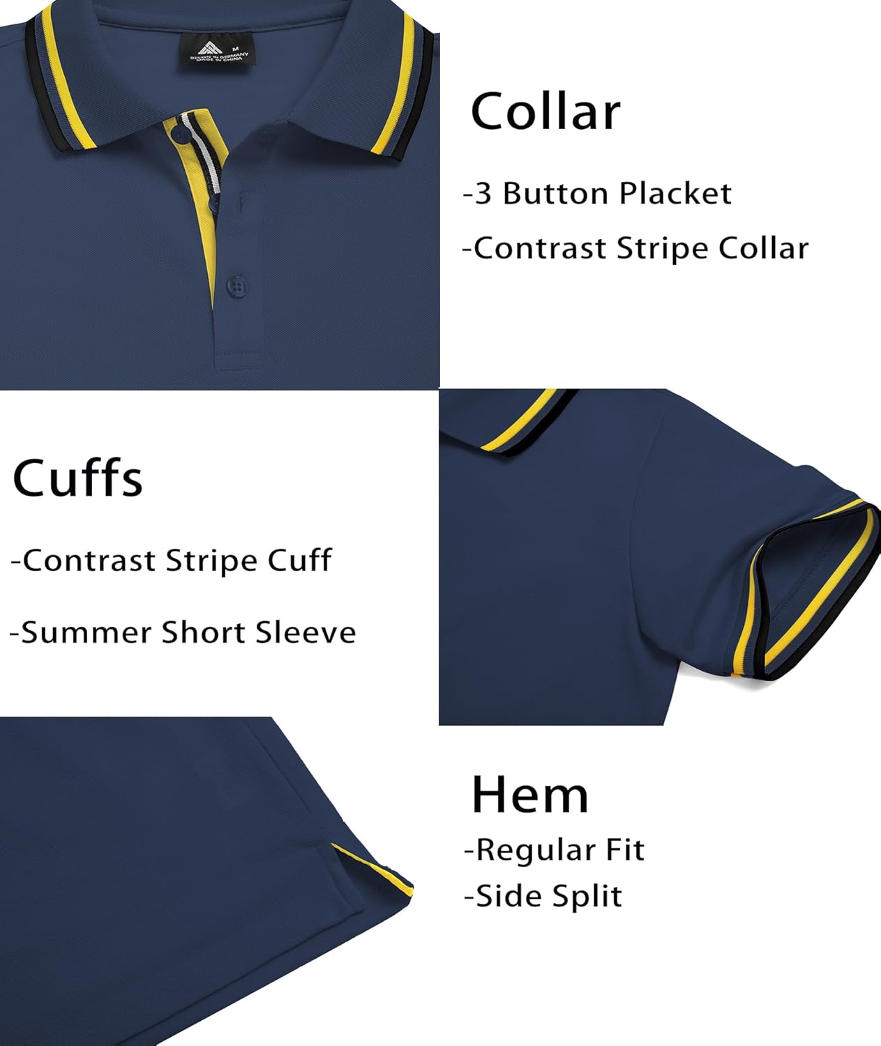 Boys Polo Shirt Childs Short Sleeve Golf Collared Shirts School Uniform Tennis Pique Shirts for Kids - Image 3
