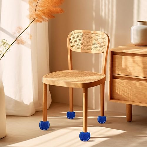 Miniatura 9 de Paquete de 90 pelotas de tenis precortadas a granel para patas de muebles, pelotas de tenis, sillas de pelotas de tenis para pelota de protección de