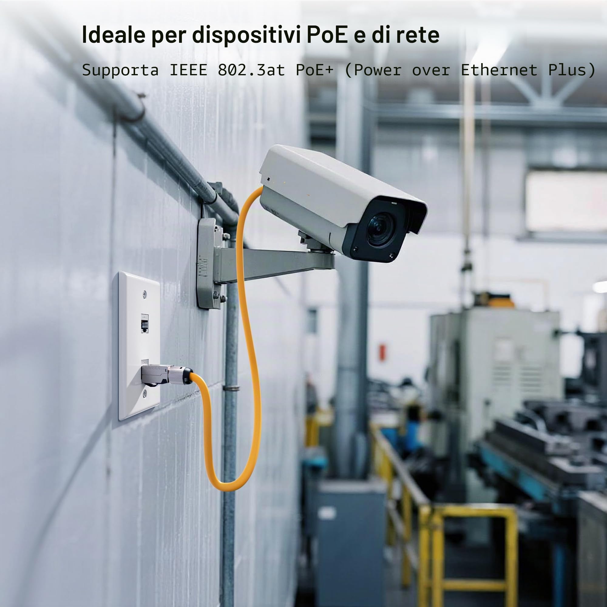 Cable Matters Confezione da 6 connettori RJ45 Cat8 schermati, 40 Gbit/s | Connettori Cat8 per terminazione in campo, Schermati e senza attrezzi, Per cavi Ethernet compatibili