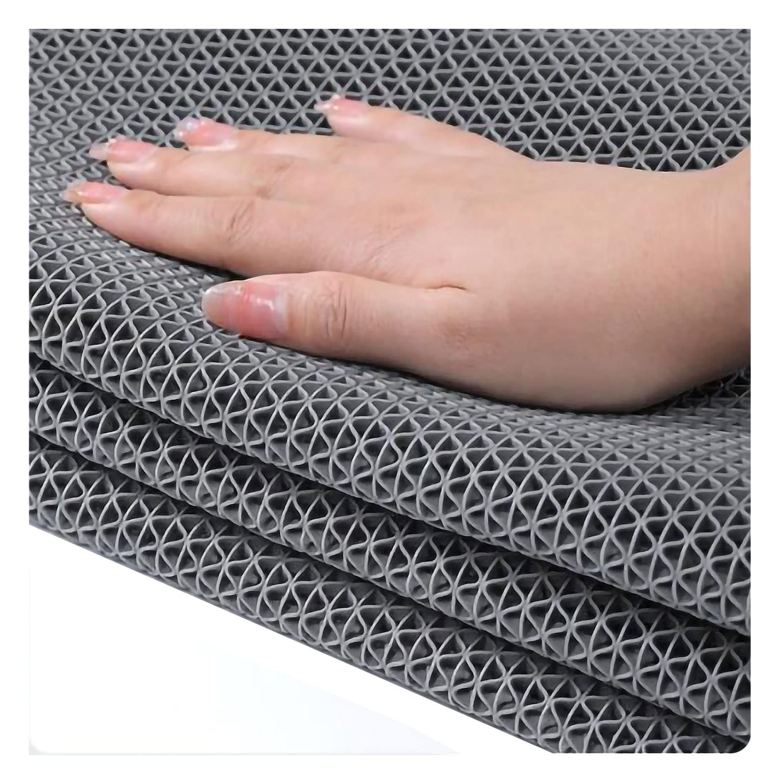 Tappetino Drenaggio PVC 90x300 Cm - Antiscivolo, Spessore 5 Mm, Per Esterni, Bagni, Piscine, Facile Da Tagliare