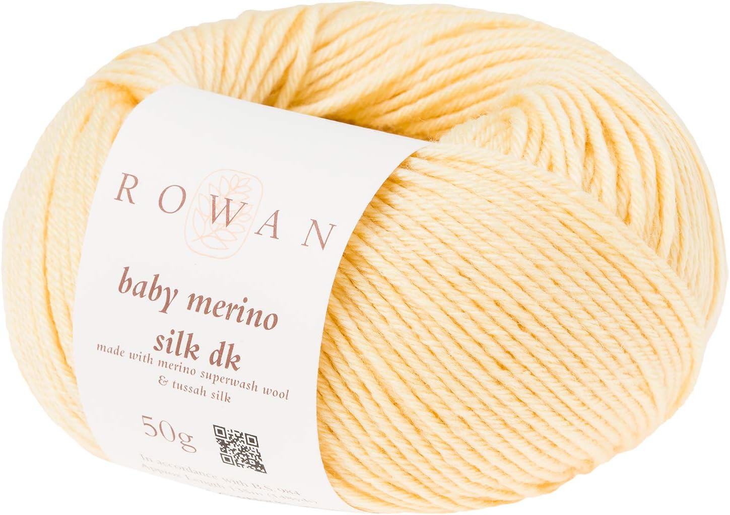 Rowan Hand Knitting Yarn, 66% Wool, 34% Silk, Goldilocks, 5cm x 11cm x 10cm
