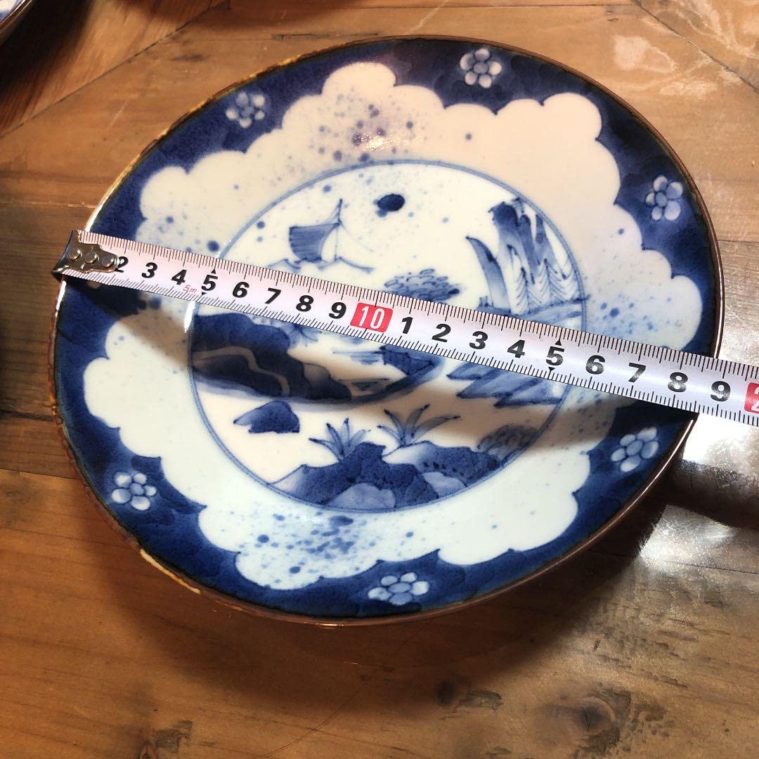 有田焼　福泉窯　中皿　山水　染付 Amazon | 有田焼 福泉窯 中皿 山水 染付 | ノーブランド品