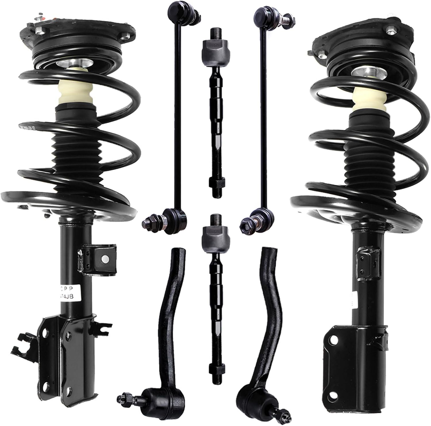 Front shocks and struts Kit for 2010-2012 for Nissan for Altima,2pcs Stabilizer Bar Link Replaces 172393 Shock Absorbers Complete Assembly Suspension Kit