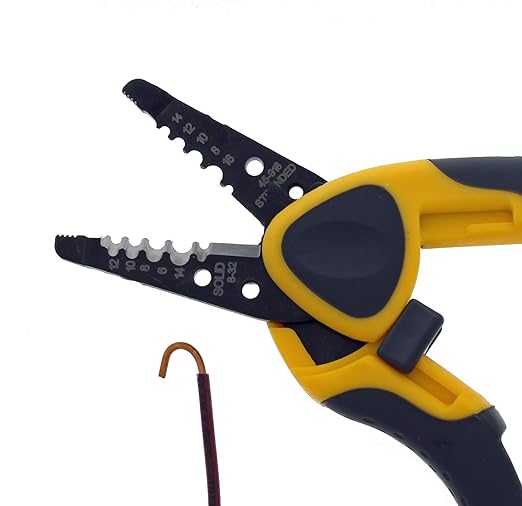 Ideal Electrical 45-918 Reflex T-Stripper Pelacables 6-16 AWG Negro/Amarillo miniatura 8